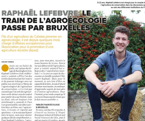 [INTERVIEW] Raphaël, diplômé ESPOL en FOOD POLICY parle d’agroécologie et du lobbying dans Terre d’initiatives