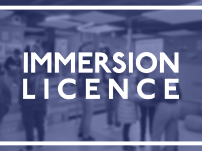 Immersion Licence